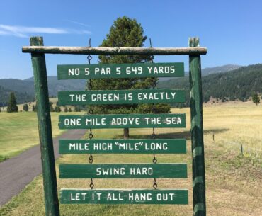 Love when a course has some character about it