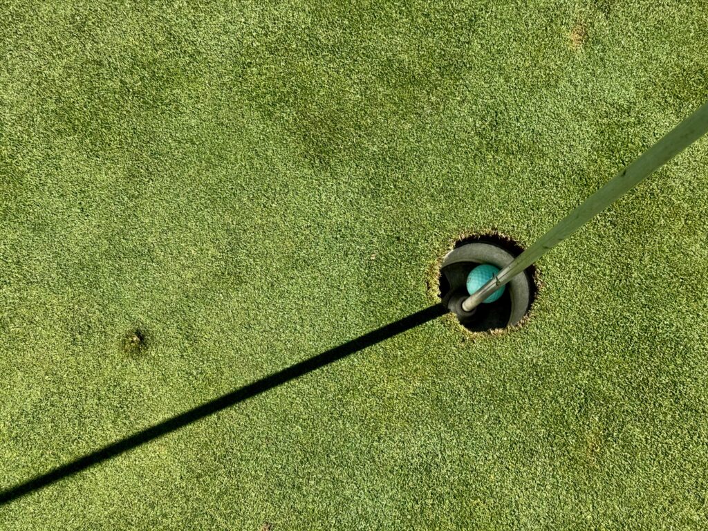 60 yard hole in one at a 9 hole pitch and putt. I know, “It doesn’t count.” But was still exhilarating to see it drop in.