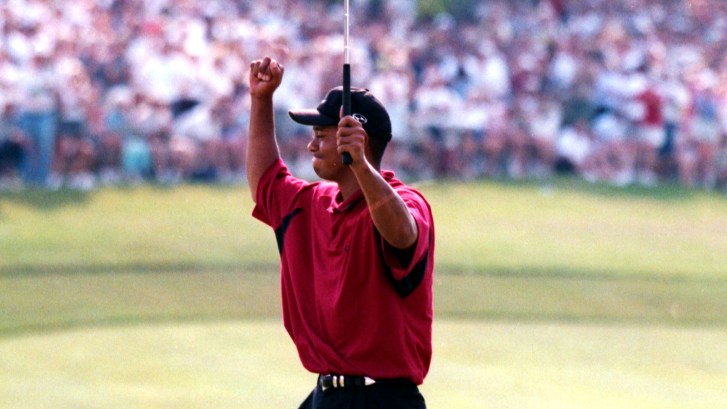 Tiger Woods win the 1999 PGA Championship at Valhalla