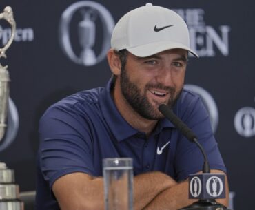 British Open champion Scheffler says comparisons to Tiger 'a bit silly'