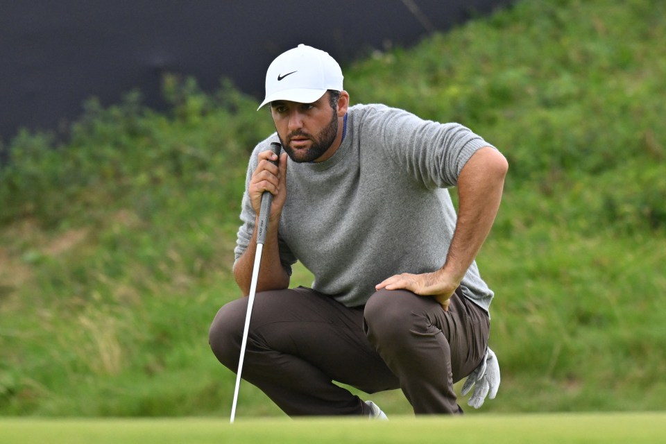 Scottie Scheffler is one of the favourites to win The Open