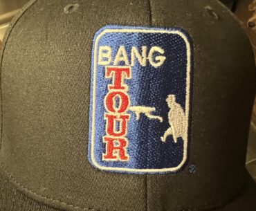 As promised. The bang tour hat I had made in honor of tarnasky