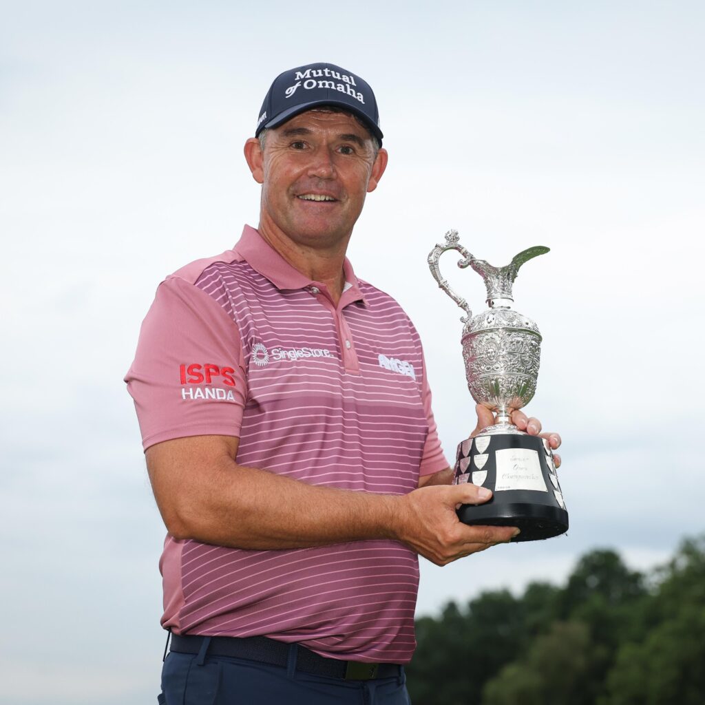 Pádraig Harrington Becomes The Fifth Player to Win The Open and Senior Open Championship Double