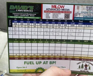Broke 100 for only the second time