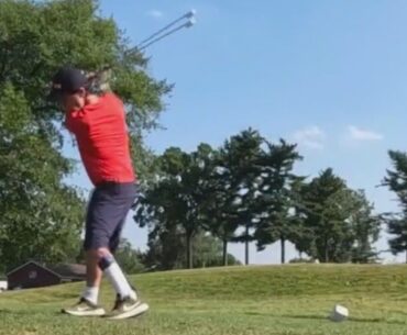 Man uses golf to help cope with congenital heart defects