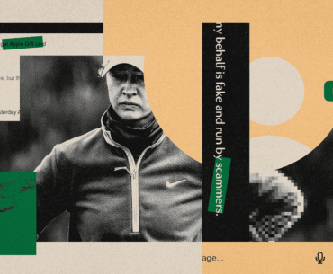 The catfishing scam putting fans and female golfers in danger