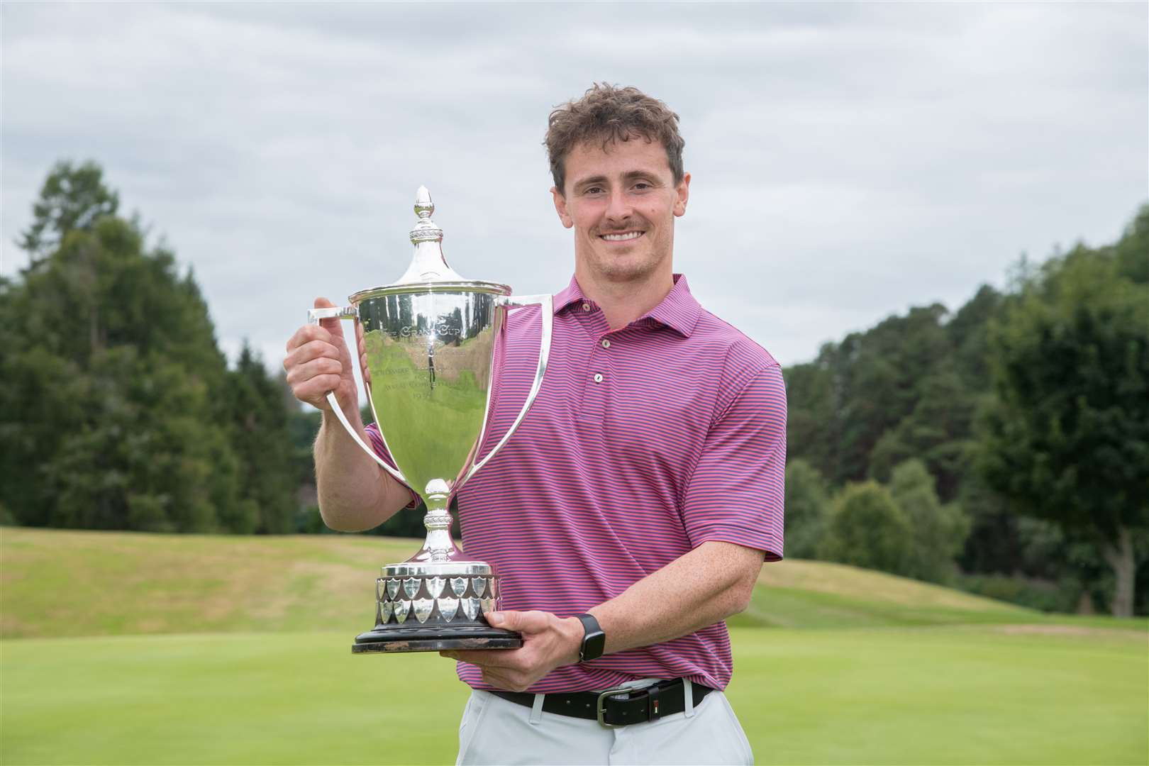 Grant Cup winner - Ross Proctor. Forres Golf Club's Five Day Open 2025. Picture: Daniel Forsyth.