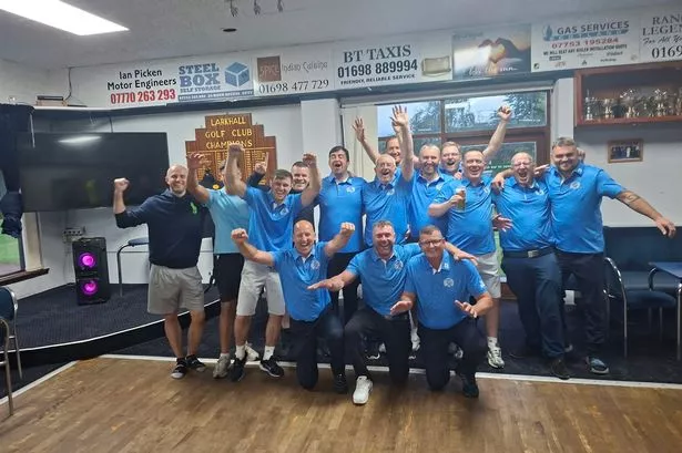 Larkhall Golf Club were delighted to be promoted to the Lanarkshire Golf Association First Division