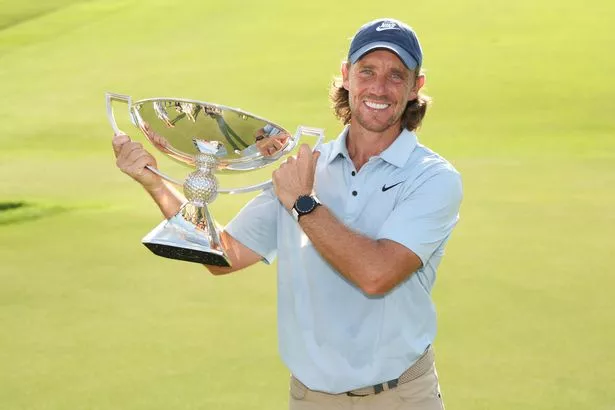 Tommy Fleetwood had support from some Team Europe mates at the end of his first victory