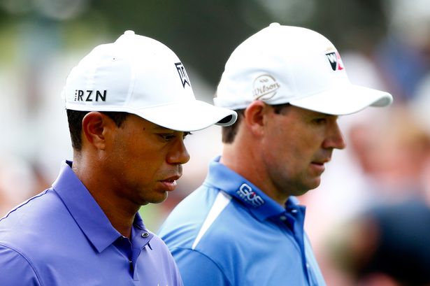 Tiger Woods and Padraig Harrington