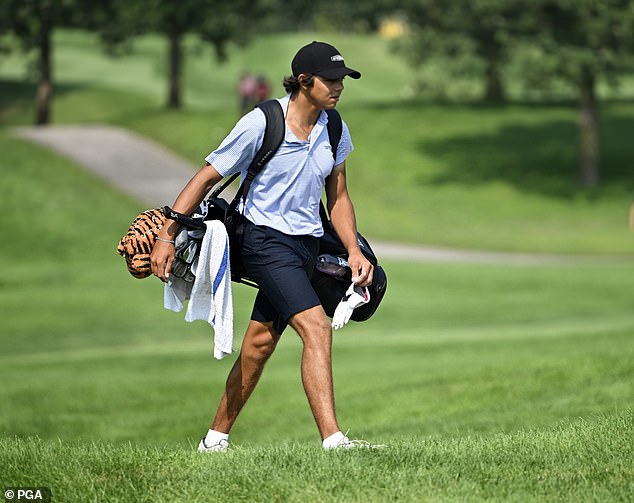 He needed to come first or second at the Junior PGA Championships but finished tied for ninth