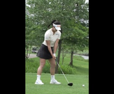 When it's windy, low tee is better.