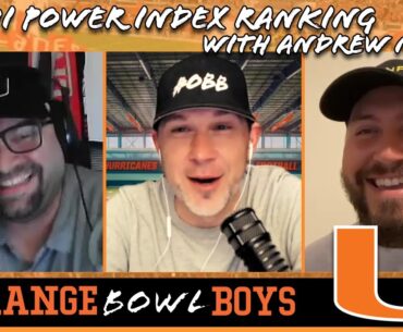 Miami Power Index Ranking with Andrew Novak | Orange Bowl Boys Chapter 174 | "Everyone Bring a Dish"