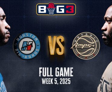 BODY BAG MOSS TOOK ON CAMERON "BENO" SMITH | Week 5 Full Game | Detroit Amps vs. Houston Righands