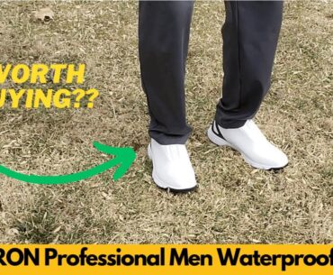 THESTRON Professional Men Waterproof Spikes Golf Shoes Sports Sneakers, Golf Footwear - Worth It?