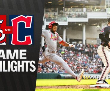 Cardinals vs. Guardians Game Highlights (6/27/25) | MLB Highlights