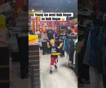When Hulk Hogan met a 6-year-old impersonator (via roknowswrestling)