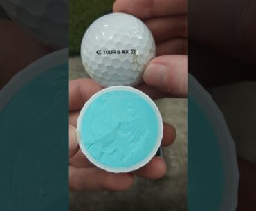 We CUT IN HALF a Golf Ball - Bridgestone Tour B RX