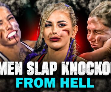 Woman SLAP fights KNOCK-OUTS | Power Slap Compilation