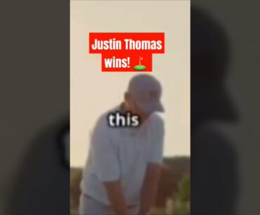 Justin Thomas DOMINATES RBC Heritage 2025 Clutch Win Breakdown! #Shorts #youtube #tahitianthunder