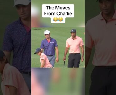 Hilarious #golf #golfing #tigerwoods #charliewoods #funny #shorts