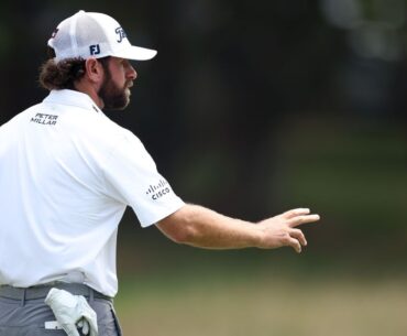 Cameron Young leads PGA Tour's suspended Wyndham Championship