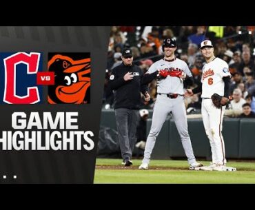 Guardians vs. Orioles Game Highlights (4/17/25) | MLB Highlights