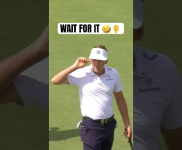 Poulter is loving the crowd here 🤣 #golf #LIVGolf