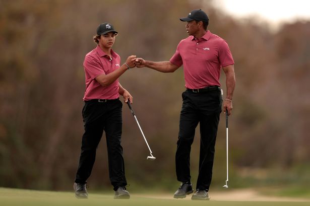 Charlie Woods is pursuing his own golf career