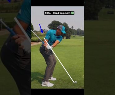 Let your hands fall — not fire early (Slow Motion) #golfswing