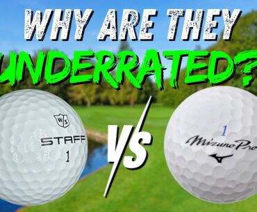 Are These the BEST KEPT SECRETS in Golf Balls? Mizuno Pro vs Wilson Staff