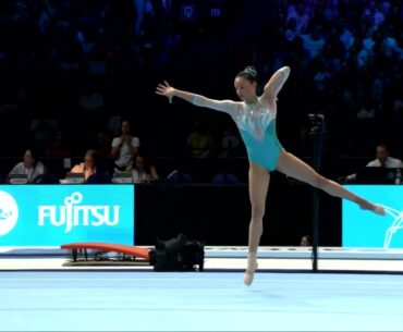 KATSALI Elvira (GRE)_2023 Artistic Worlds, Antwerp (BEL)_Qualifications_Floor Exercise