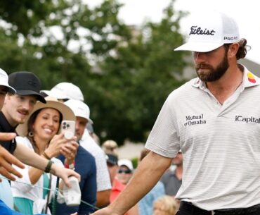Cameron Young keeps lead at PGA Tour's Wyndham Championship