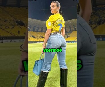 ¿Por qué Georgina Rodríguez nunca usa vestidos en los partidos de Ronaldo? #shorts #football #sports