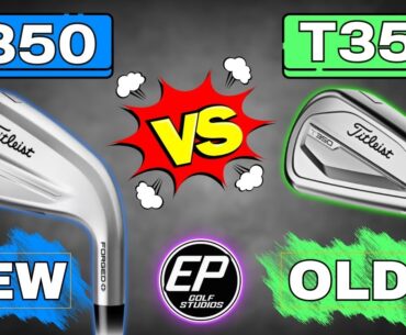Titleist T350 NEW vs OLD! (SLOW & MID Swing Speed Test) The Ultimate Game Improvement Iron?!