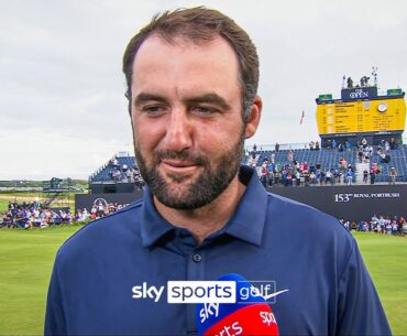 Scottie Scheffler REACTS to winning The Open at Royal Portrush 🏆🇺🇸