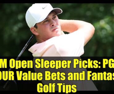 3M Open Sleeper Picks: PGA TOUR Value Bets and Fantasy Golf Tips