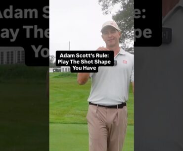 Title Adam Scott: Play The Shot You’ve Got #golftips #golfswing #adamscott