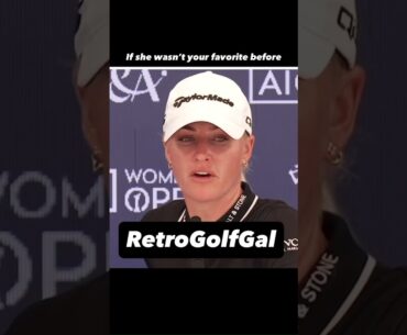 Charley Hull “Retro Golf Gal” #golf #golfer #golfers