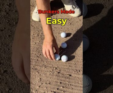 Simple Bunker Hack #golfnetwork #golftechnique #golftips #golf #golfskill