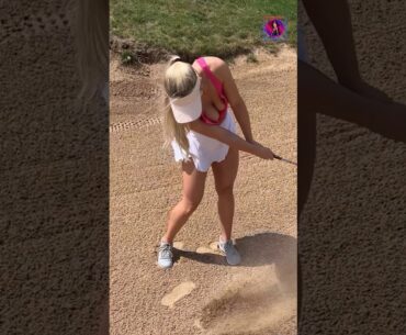 Amazing Golf Swing you need to see | Golf Girl awesome swing | Golf shorts |  Brooke