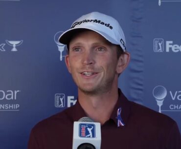 Jacob Bridgeman Discusses 2025 Valspar Championship | PGA Tour Friday Flash Interview