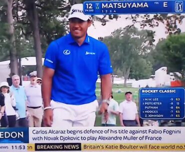 Sky Sports News - Golf Rocket Classic - Matsuyama gets 2 holes in a row without using a putter!