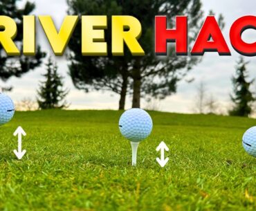 This DRIVER HACK Will Save You 3 Shots Per Round (Tee Height Tip)