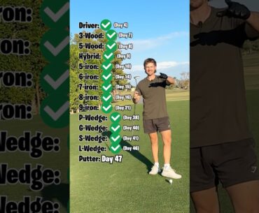 Can I Make a Par With ONLY My PUTTER?? (Day 47)