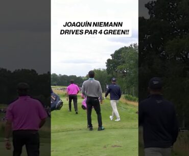 Joaquín Niemann DRIVES PAR 4 GREEN!! #livgolf #golf #golfer #birdie