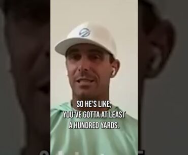 Billy Horschel's dad wouldn't let him play on a golf course until he could hit it over the water