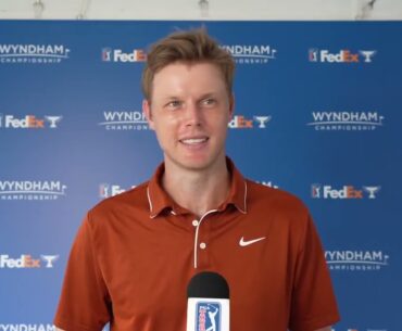 Cam Davis Recovers From Triple Bogey | 2025 Wyndham Championship Press Conference