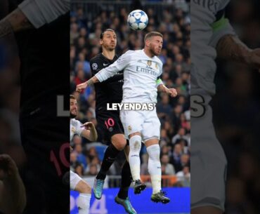 El enfrentamiento épico entre Zlatan y Ramos. #sergioramos #Ibrahimovic #salah #futbol #historia