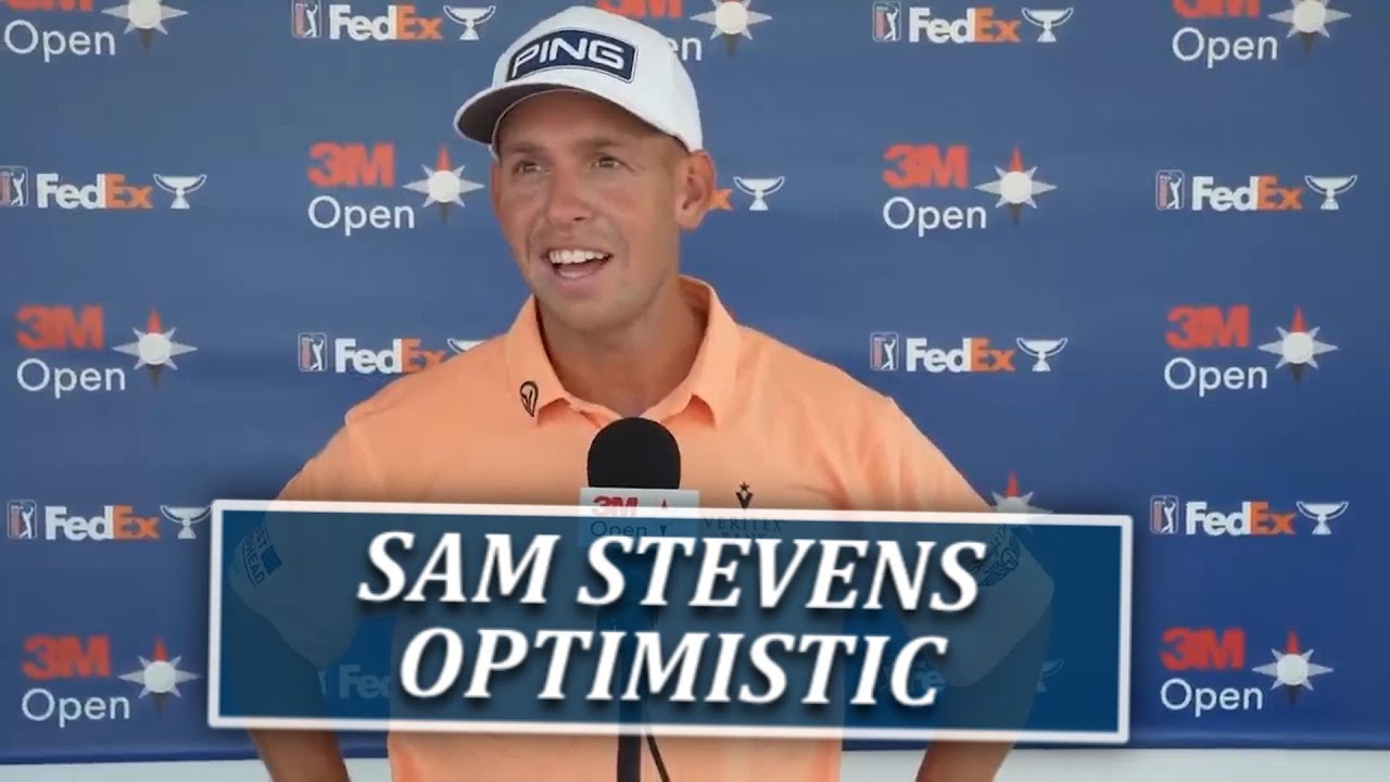 Sam Stevens Optimistic After Finishing 1 Stroke Away From 1st PGA Tour Win Sam Stevens Optimistic After Finishing 1 Stroke Away From 1st PGA Tour Win